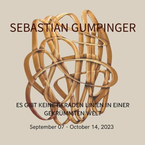Sebastian Gumpinger, exhibition, Es gibt keine geraden Linien in einer gekrümmten Welt